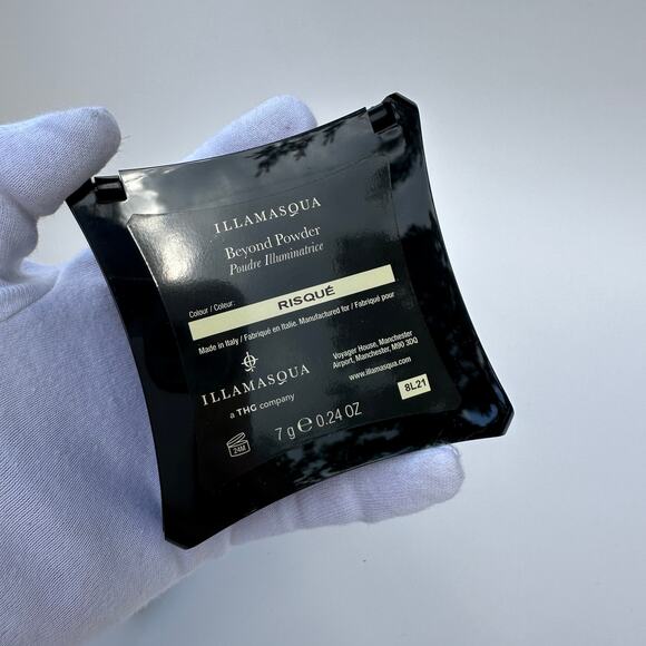 Illamasqua Beyond Powder Highlighter Compact Risque Risqué Gorgeous Coral Pink7g - Picture 8 of 8